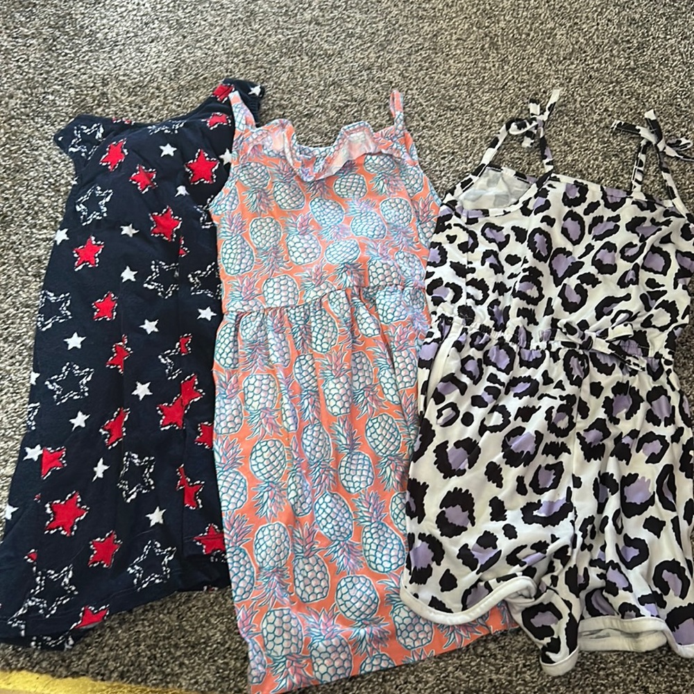 Girls 3T dresses and romper
